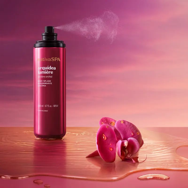 BODY SPLASH DESODORANTE NATIVA SPA ORQU�DEA LUMIRE 200ML